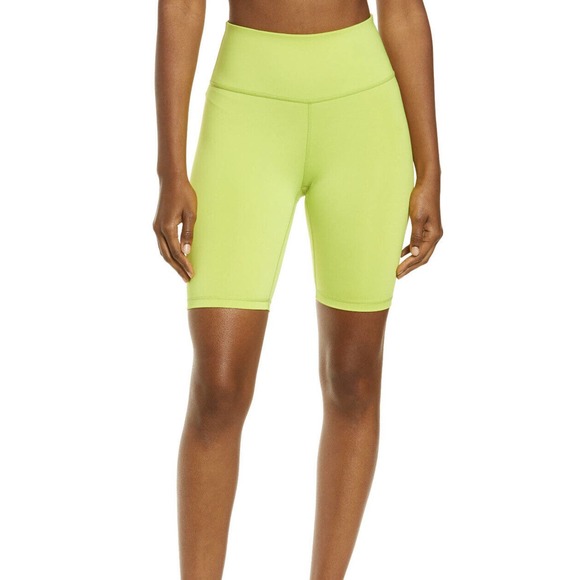 IVL Collective High Waist Bike Shorts in Lime Punch Size 6 Sporty Spice Neon
